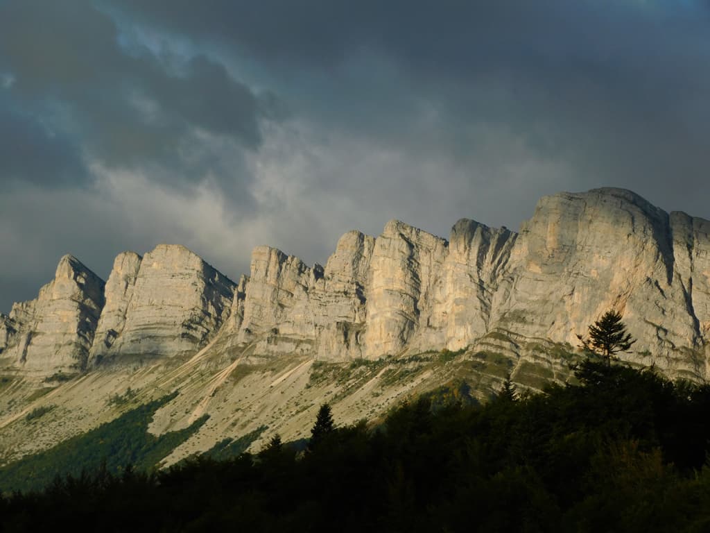 Lever de soleil sur le Vercors