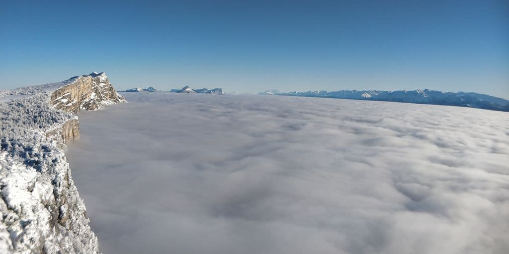 Mer de nuages sur Grenoble
