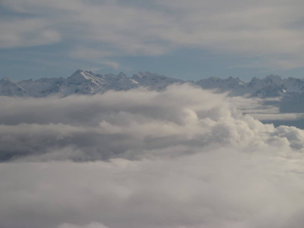 Nébulosité sur Grenoble