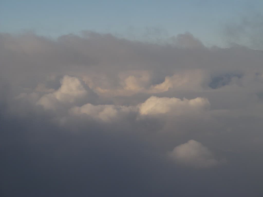 Proche du sommet des nuages.