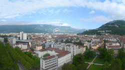 Vue Grenoble depuis l'hotel de ville