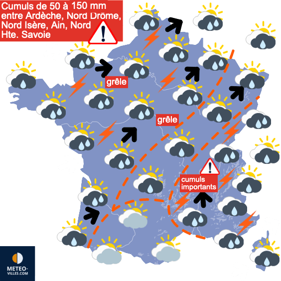 Episode de très mauvais temps avec l'arrivée de l'automne