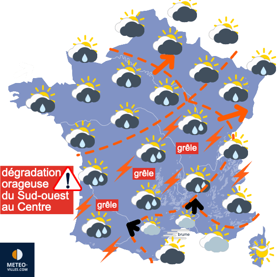 METEO : Amélioration pour le week-end de l'Ascension