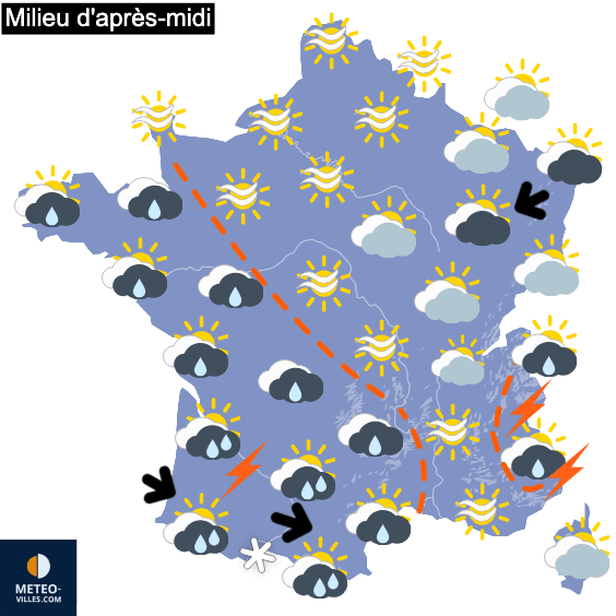 Bulletin météo : temps estival à partir de mercredi !