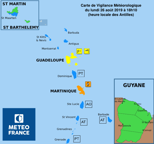 Image d'illustration pour Les Antilles sous la menace de la tempête tropicale Dorian