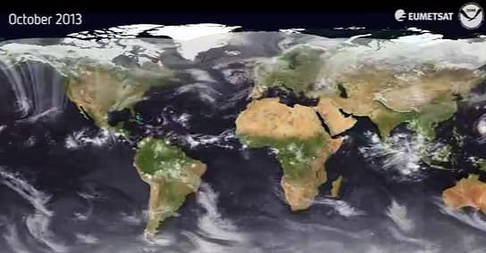 Image d'illustration pour Animation satellite mondiale de 2013